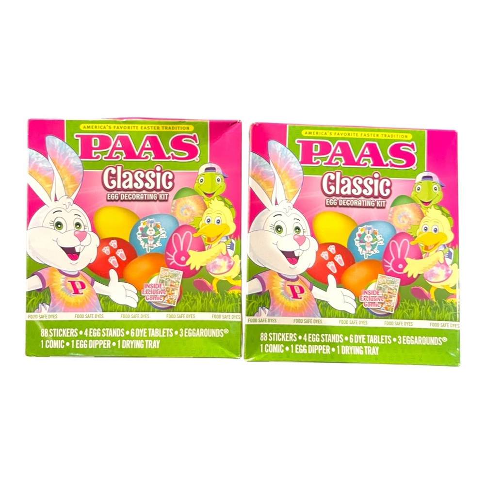 2~PAAS Classic Egg Decorating Kit - Vibrant Colors